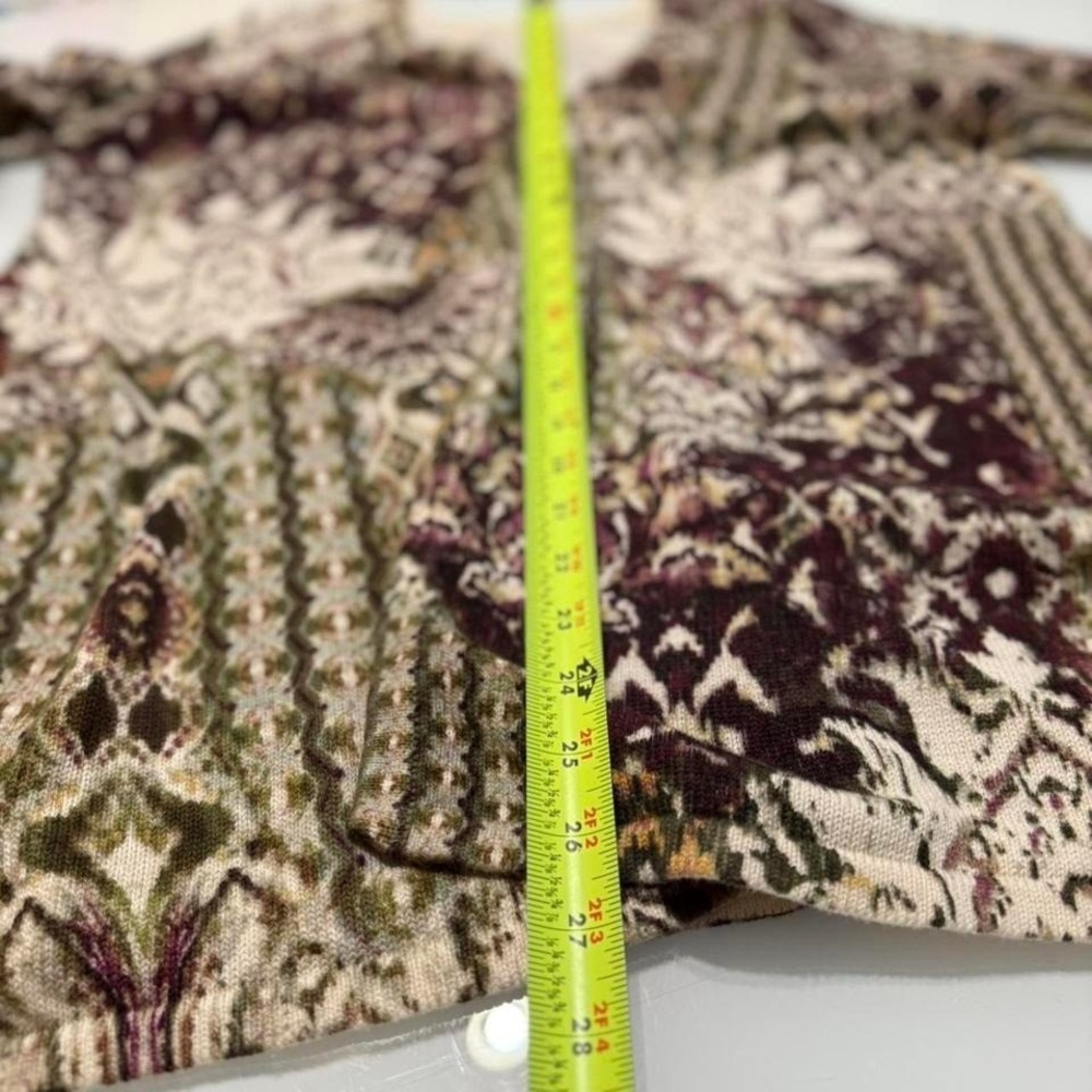 Vintage-Feel Tribal Knit‎ Cardigan | Cozy Boho - Picture 2 of 6